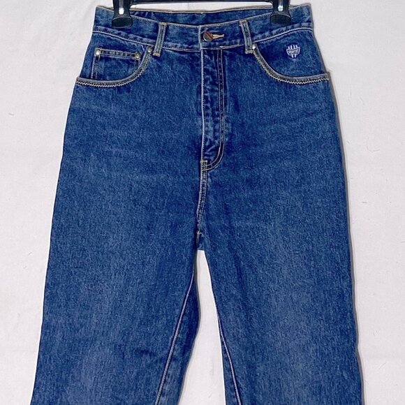 Vintage Fortei Med Stone Wash High Rise Tapered Mom Style Jeans 6 - Picture 9 of 12